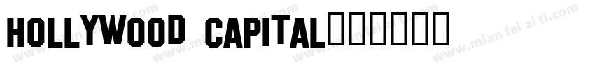 Hollywood Capital字体转换